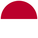 Circle Indonesia Flag Tuna Supply